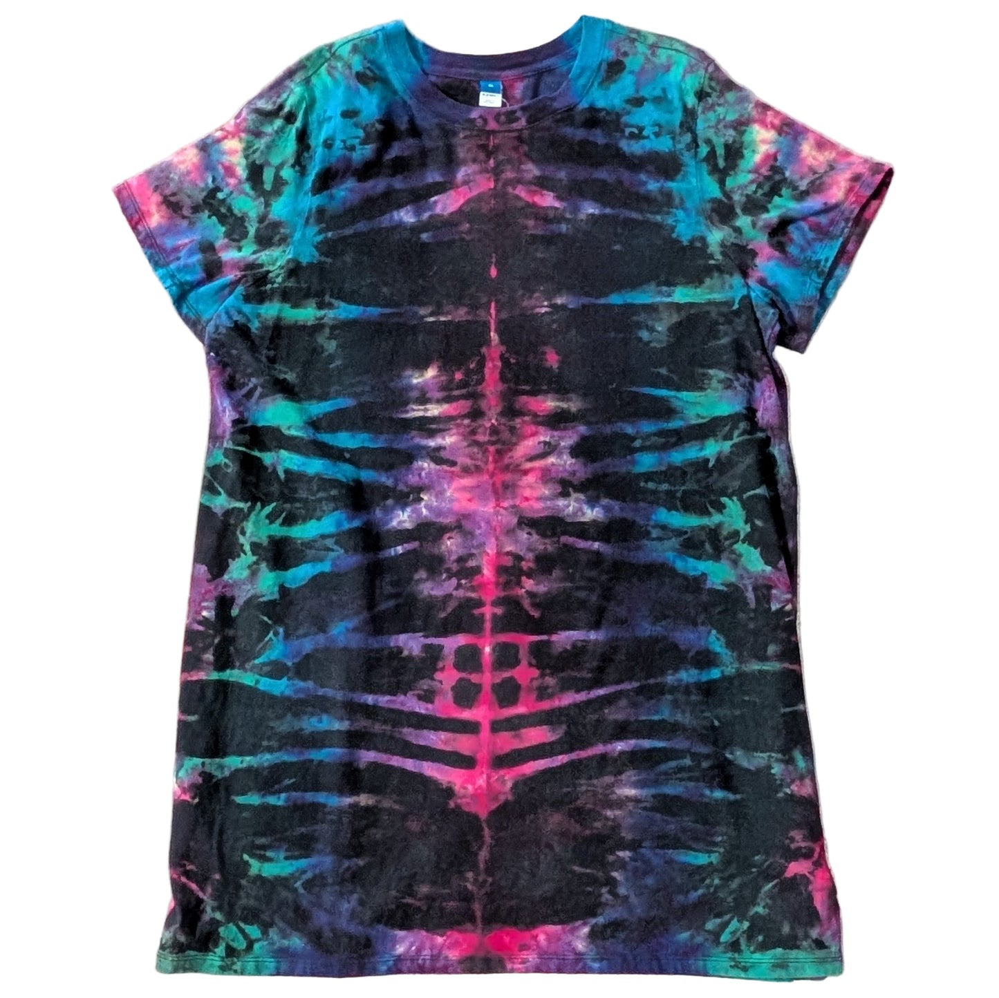 Size XL "Totem-ly Jeweled" Reverse Dye Dress