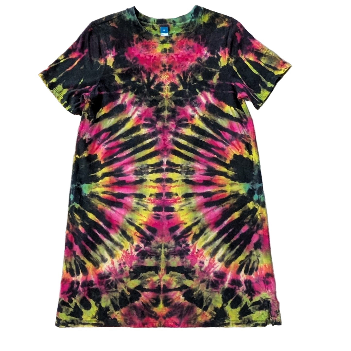 Size Medium "Sunny Night" Liquid Tie Dye Dress