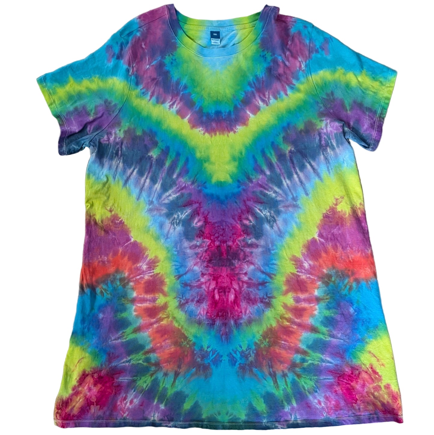 "Rainbow Road" Traditional Liquid Dye Dress Size XXL