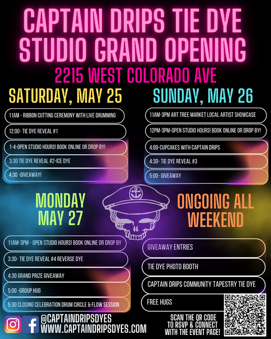 Grand Opening Schedule!